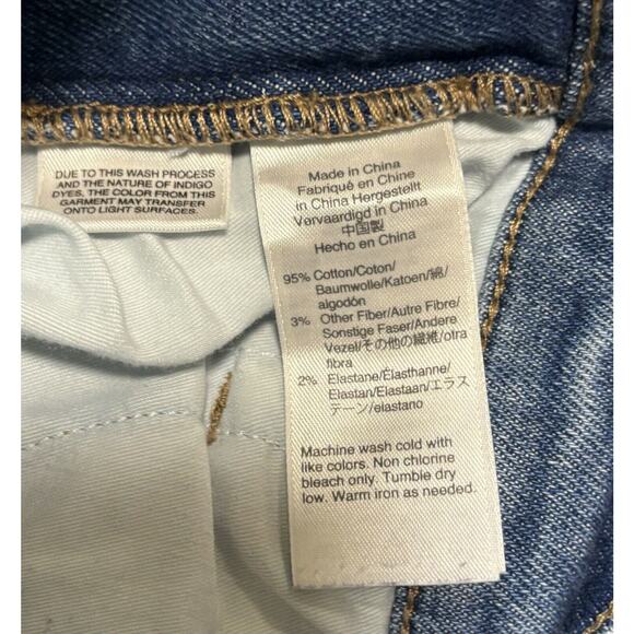 J. Crew Women’s Size 29 Point Sur Jeans Medium Wash High Rise Distressed Raw Hem - Picture 8 of 12